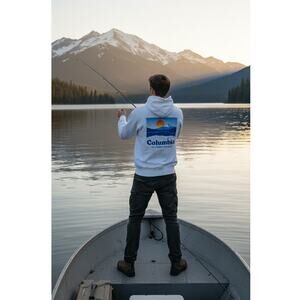 New NWT Columbia White Casual Hoodie‎ Size Large